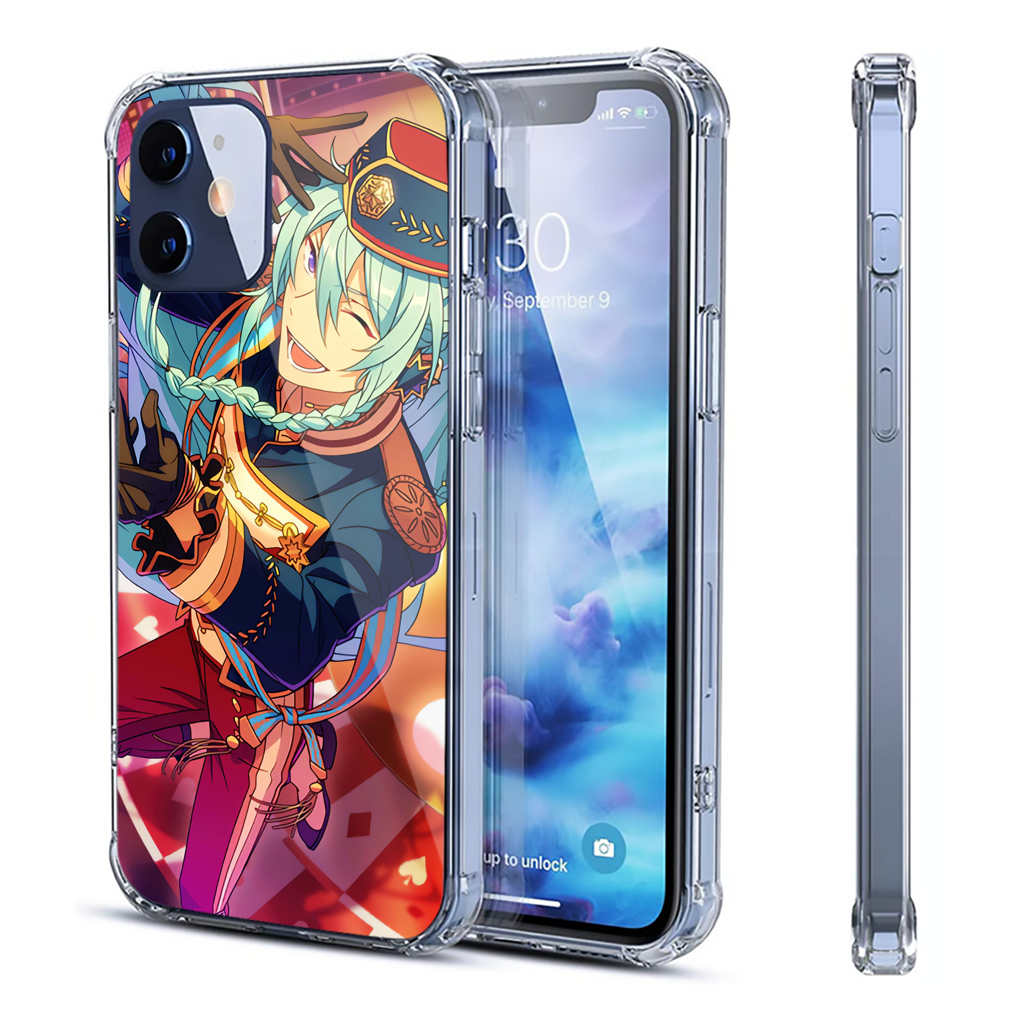 （画像用） あんさんぶるスターズ! Ensemble Stars 【iPhone 12シリーズ対応】透明スマホケース（クリアソフトケース）